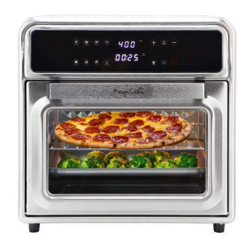 Stainless Steel 21.13 Quart Digital Display Electric 8 Preset Air Fryer/Counter Top Oven - Image 2
