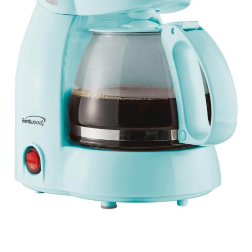 Brentwood 4 Cup 650 Watt Coffee Maker in Blue