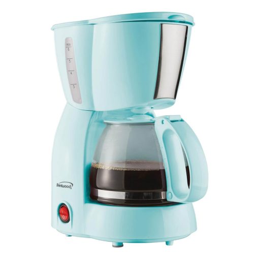 Brentwood 4 Cup 650 Watt Coffee Maker in Blue - Image 2