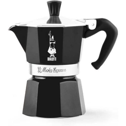 Bialetti 4952 Moka Express Espresso Maker, 3-Cups, Black - 8' x 11' - Image 2