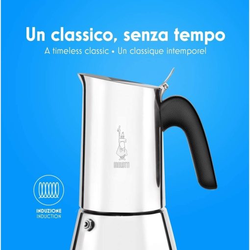 Bialetti New Venus Induction, Stovetop Coffee Maker-6-Cup - 8' x 11' - Image 4