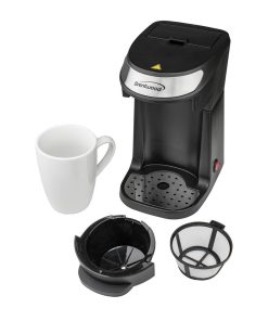 Brentwood Single Serve Coffee Maker in Black with Mug