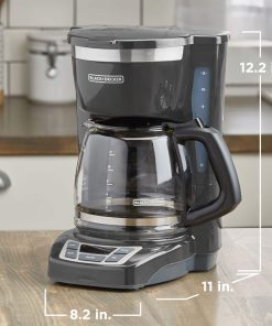 Black and Decker 12 Cup Programmable Coffee Maker in Gray