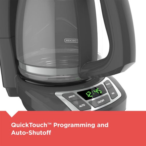 Black and Decker 12 Cup Programmable Coffee Maker in Gray - Image 3