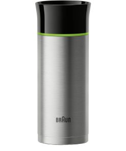 Braun 11-Oz. Double-Wall Thermal Stainless Steel Travel Mug