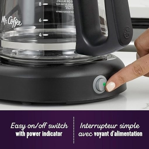 Mr. Coffee 12 Cup Coffee Maker, Black - Image 2