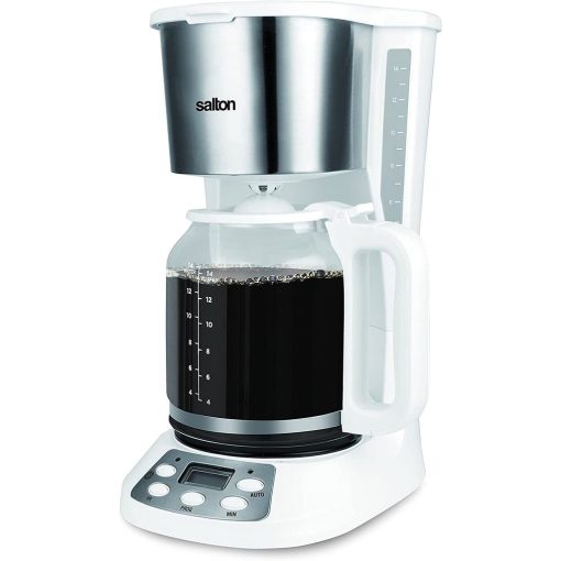 Salton Jumbo Java FC1667WH Coffee Maker Stainless Steel White