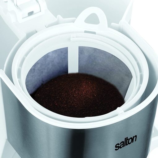 Salton Jumbo Java FC1667WH Coffee Maker Stainless Steel White - Image 2
