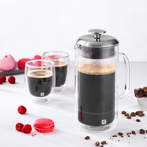 ZWILLING Sorrento Plus Double Wall French Press - Clear - 27-oz - Image 4