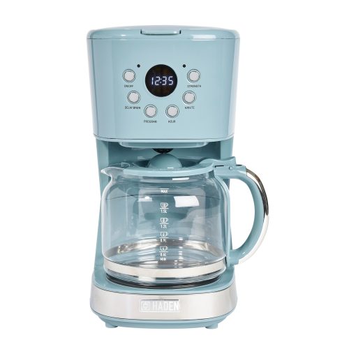 HADEN Sky Blue Brighton 12-Cup Programmable Coffee Maker