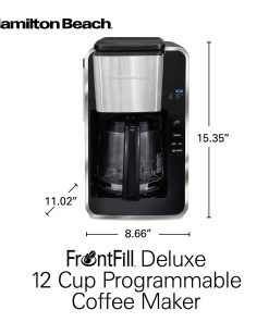 Hamilton Beach FrontFill Deluxe 12 Cup Programmable Coffee Maker,