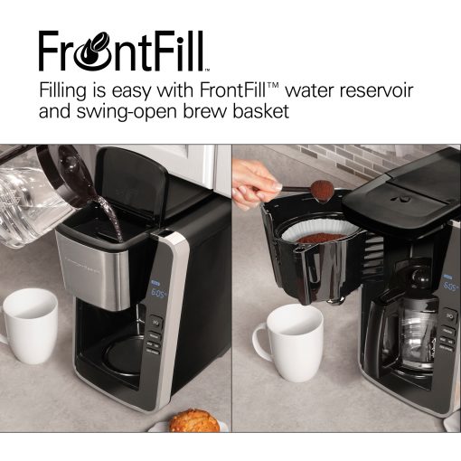 Hamilton Beach FrontFill Deluxe 12 Cup Programmable Coffee Maker - Image 3