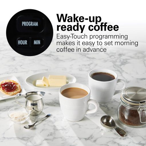 Hamilton Beach FrontFill Deluxe 12 Cup Programmable Coffee Maker - Image 4