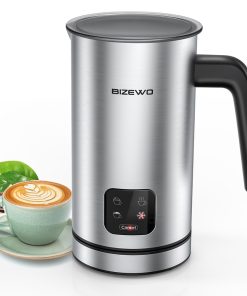 Milk Frother, Electric Milk Warmer with Touch Screen