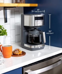 GE 12 Cup Drip Coffee Maker with Adjustable Keep Warm Plate