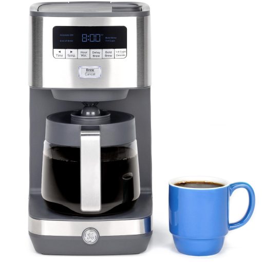 GE 12 Cup Drip Coffee Maker with Adjustable Keep Warm Plate - Image 2