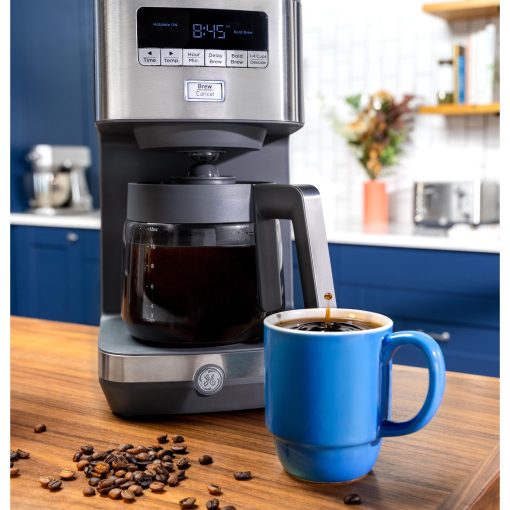 GE 12 Cup Drip Coffee Maker with Adjustable Keep Warm Plate - Image 5