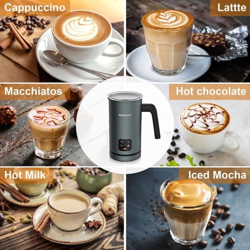 Multifunctional 4 in 1 Electric Milk Frother with Touch Screen - Image 2