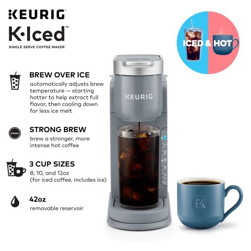 Keurig K-Iced Coffee Maker, Single Serve K-Cup Pod Iced Coffee Maker - Image 2