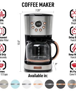 Haden Heritage 12-Cup Programmable Coffee Maker