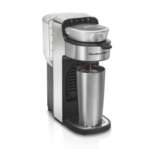 Hamilton Beach The Scoop Single-Serve Stainless Steel Coffee Maker with Removable Reservoir - Image 2