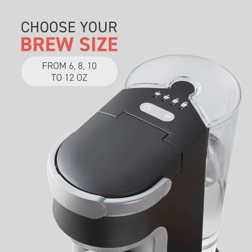 Elite Cuisine EHC352 Rapid Brew Technology 2-in-1 Capsule Coffee Maker - Image 3