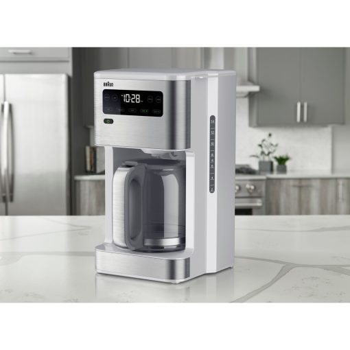 Braun PureFlavor 14-Cup Coffee Maker in White - Image 3