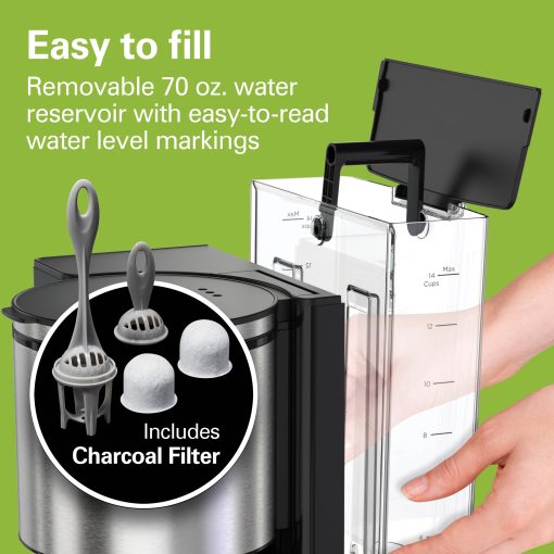 Hamilton Beach Easy Measure 14 Cup Programmable Coffee Maker - Image 4