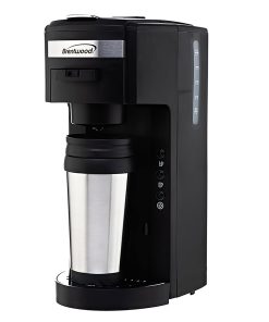 Brentwood Single Serve Coffee Maker with Reusable Mesh Filter Cup