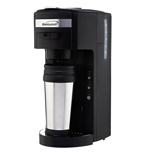 Brentwood Single Serve Coffee Maker with Reusable Mesh Filter Cup