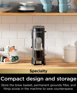 Ninja PB051 Pods and Grounds Specialty Single-Serve Coffee Maker