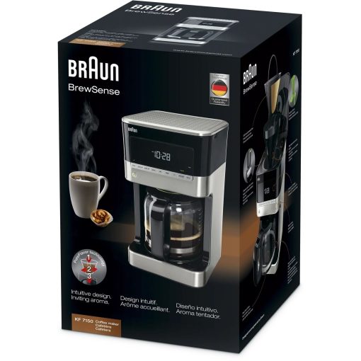 Braun BrewSense 12-Cup Drip Coffee Maker in Black - Image 3