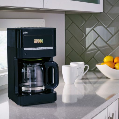 Braun BrewSense 12-Cup Drip Coffee Maker in Black - Image 4