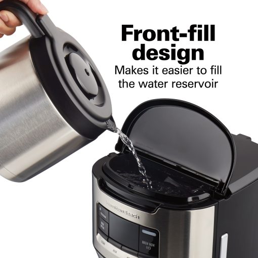 Hamilton Beach Programmable Front-Fill 12 Cup Coffee Maker with Thermal Carafe - Image 4