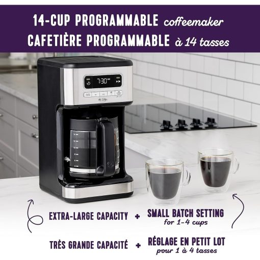 Mr. Coffee 14 Cup Programmable Coffeemaker, Stainless Steel - Image 2