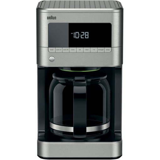 Braun BrewSense 12-Cup Drip Coffee Maker with Brew Strength Selector and Glass Carafe in Stainless Steel - Image 2