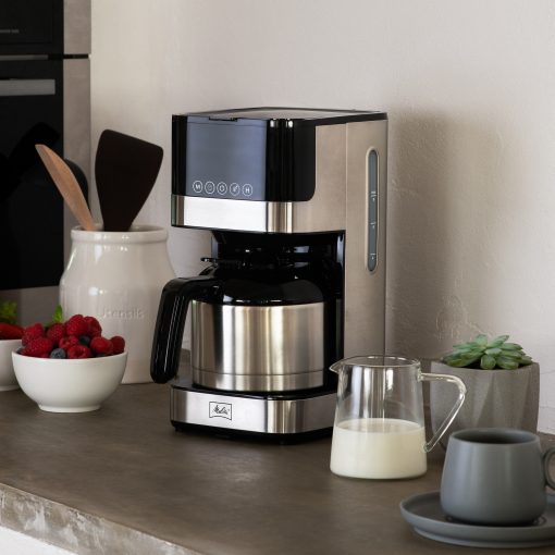 Melitta Aroma Tocco 8-Cup Drip Coffee Maker with Thermal Carafe and Touch Control Display
