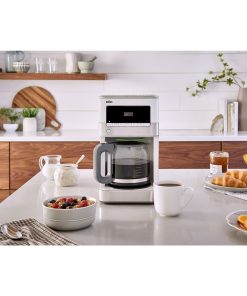 Braun BrewSense 12-Cup Drip Coffee Maker in Stainless Steel/White