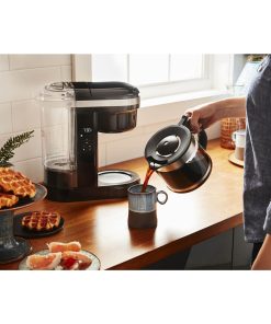 KitchenAid 12-Cup Drip Coffee Maker with Spiral Showerhead in Onyx Black