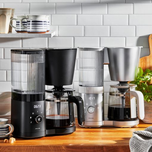 ZWILLING Enfinigy Glass Drip Coffee Maker 12 Cup, Awarded the SCA Golden Cup Standard, Silver - 3-qt