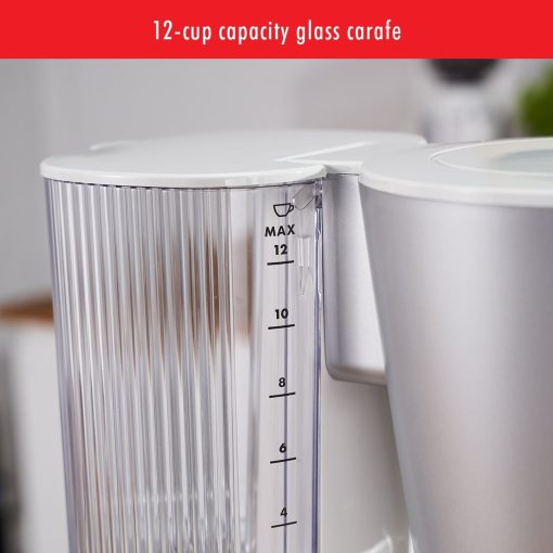 ZWILLING Enfinigy Glass Drip Coffee Maker 12 Cup, Awarded the SCA Golden Cup Standard, Silver - 3-qt - Image 4