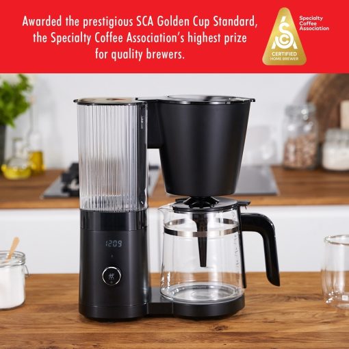 ZWILLING Enfinigy Glass Drip Coffee Maker 12 Cup, Awarded the SCA Golden Cup Standard, Black - 3-qt - Image 3