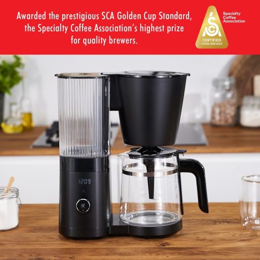 ZWILLING Enfinigy Glass Drip Coffee Maker 12 Cup, Awarded the SCA Golden Cup Standard, Black - 3-qt - Image 3