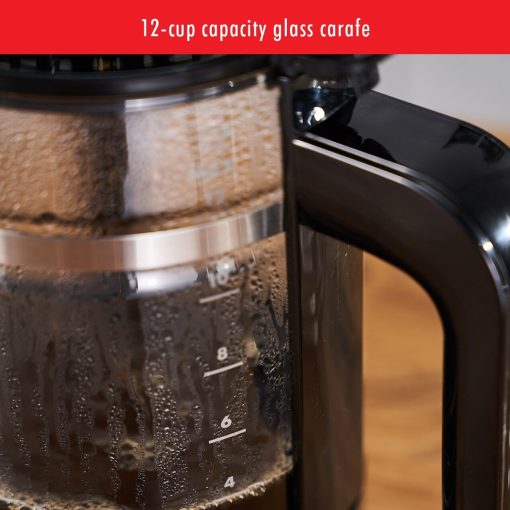 ZWILLING Enfinigy Glass Drip Coffee Maker 12 Cup, Awarded the SCA Golden Cup Standard, Black - 3-qt - Image 4