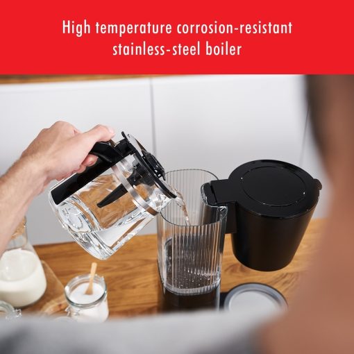 ZWILLING Enfinigy Glass Drip Coffee Maker 12 Cup, Awarded the SCA Golden Cup Standard, Black - 3-qt - Image 5