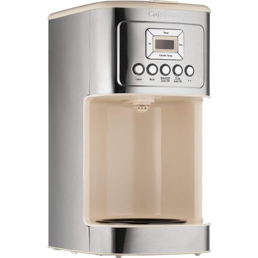 Cuisinart DCC-3200 14-Cup Glass Carafe with Stainless Steel Handle Programmable Coffeemaker, Cream - Image 4