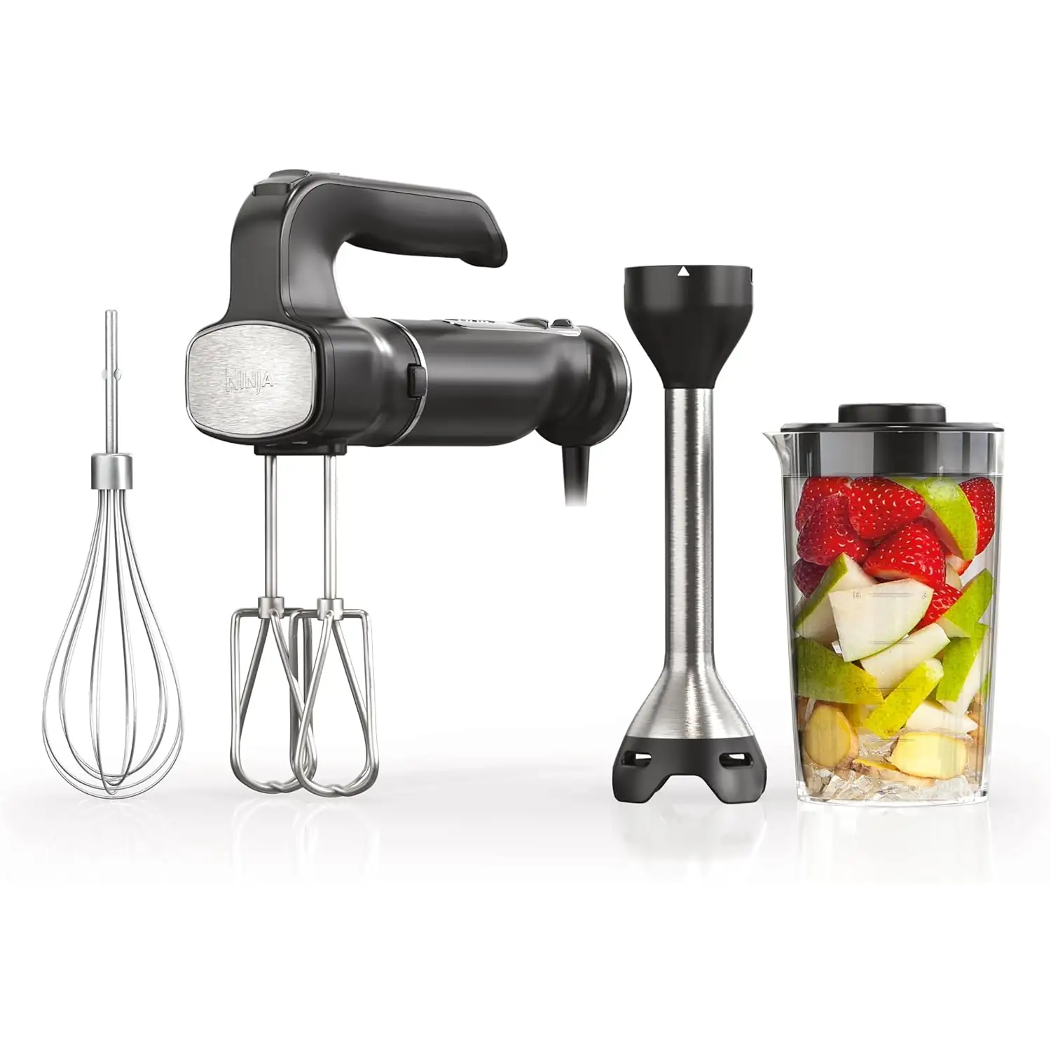 Ninja Foodi Power Mixer System, Ninja Hand Mixer - Black CI101
