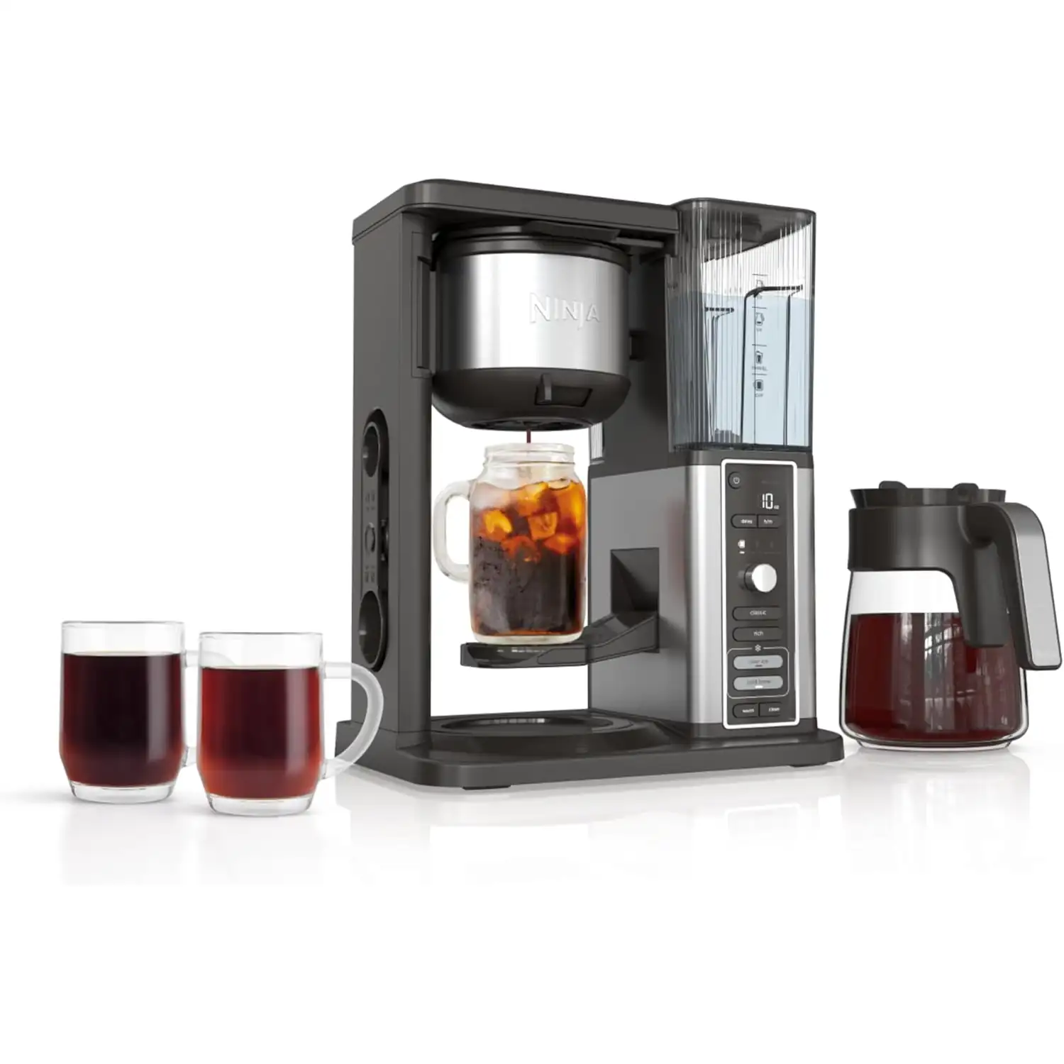 Ninja Hot & Iced XL Coffee Maker with Rapid Cold Brew, 12-Cup Carafe - Black, CM371