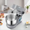 VEVOR Stand Mixer 660W 5.8Qt Electric Dough Mixer 6 Speeds LCD Screen Timing - 5.5 L