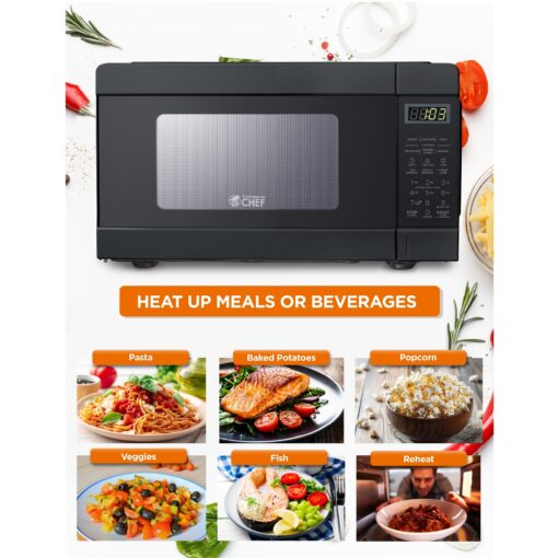 Commercial Chef CHM990B Microwave Oven - Black - Image 3